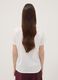 T-shirt bianca in puro cotone con girocollo e stampa floreale regular fit_3