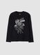 Black organic cotton crew-neck T-shirt_0