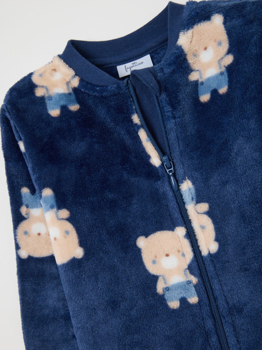 Blue sleepsuit with bears_3