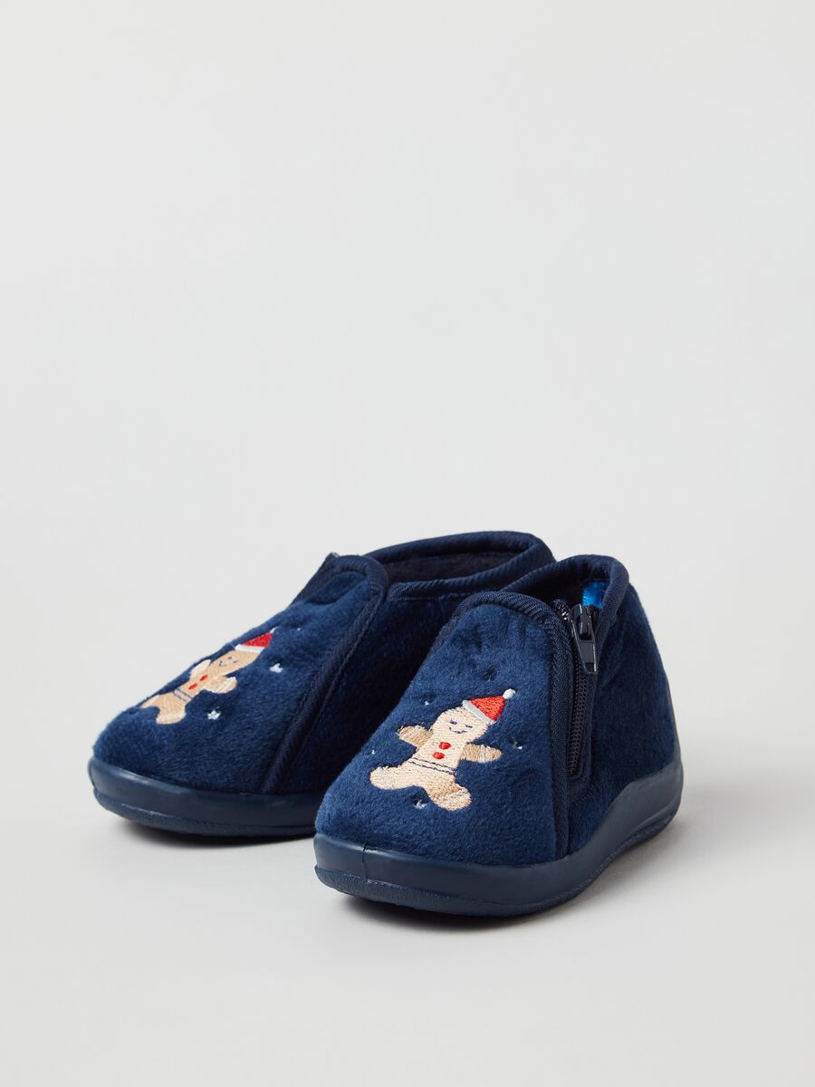 Pantofole natalizie in velour_1
