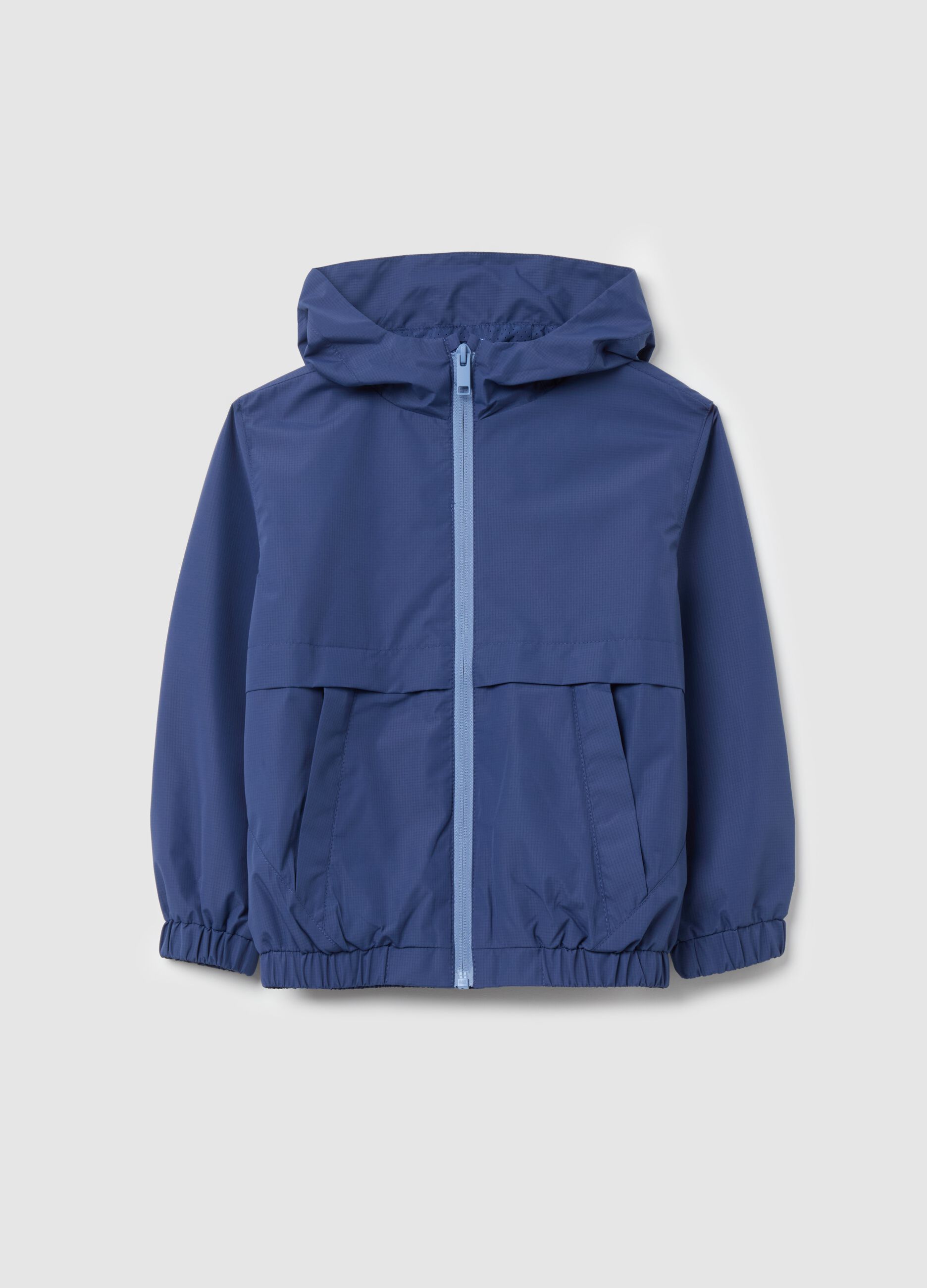 Waterproof jacket with hood
