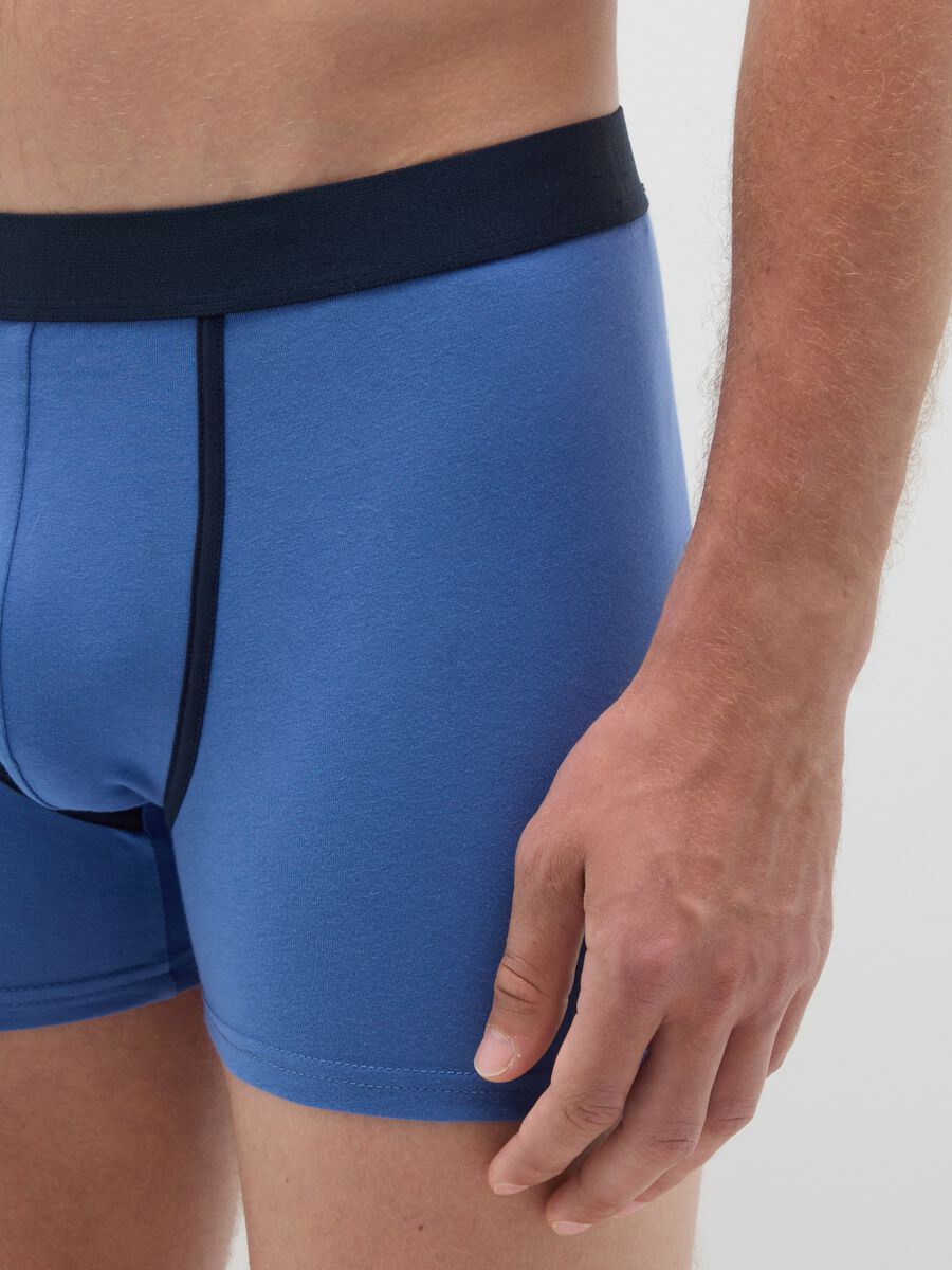 Multicolor Stretch Cotton Boxer Shorts_2