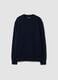 Blue pure cashmere crew-neck jumper, regular fit_0