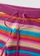 Multicolour striped pure cotton crochet shorts_1