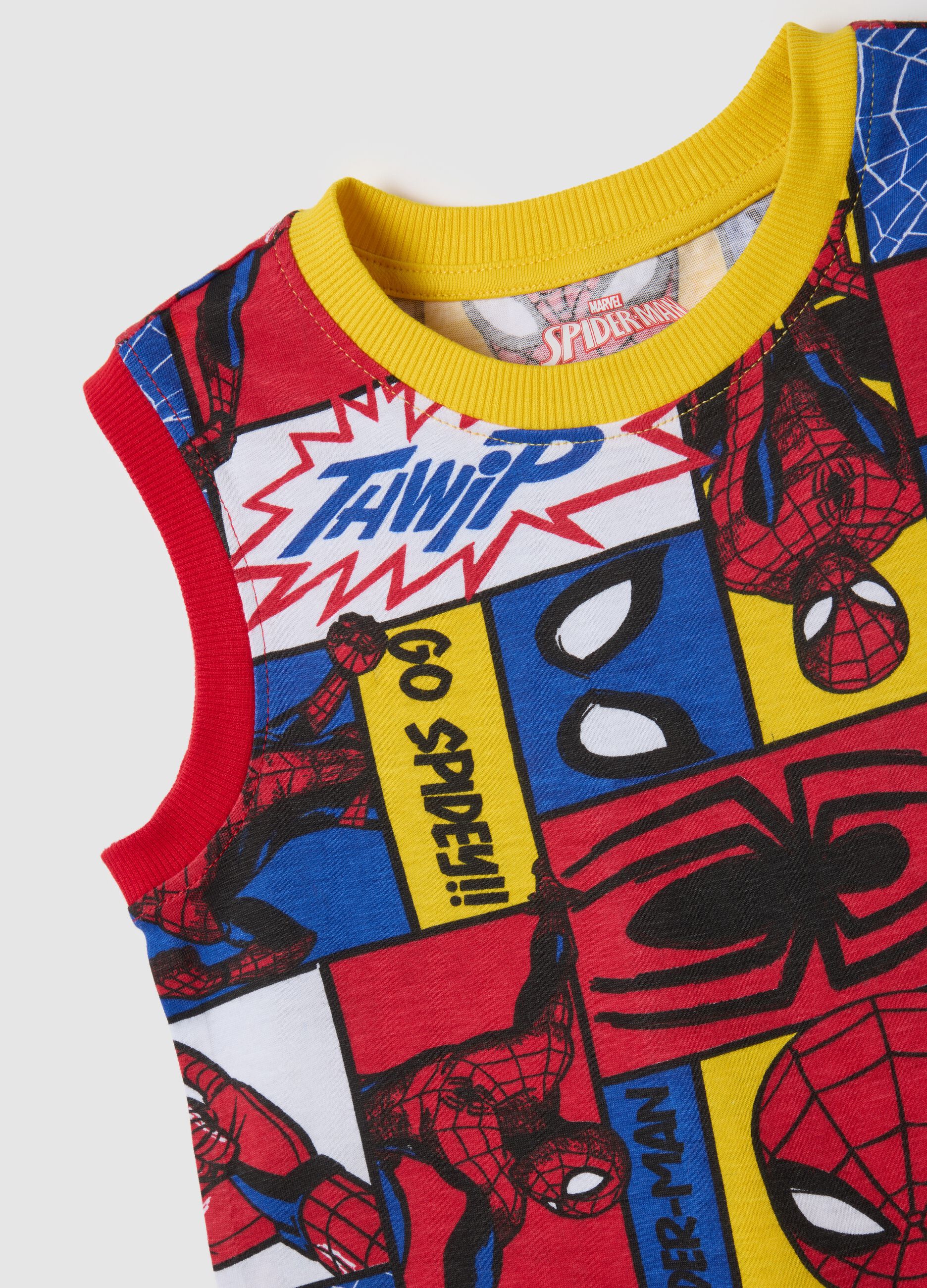 Completo estivo da bambino in puro cotone multicolor regular fit