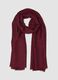 Red scarf with fringes_0