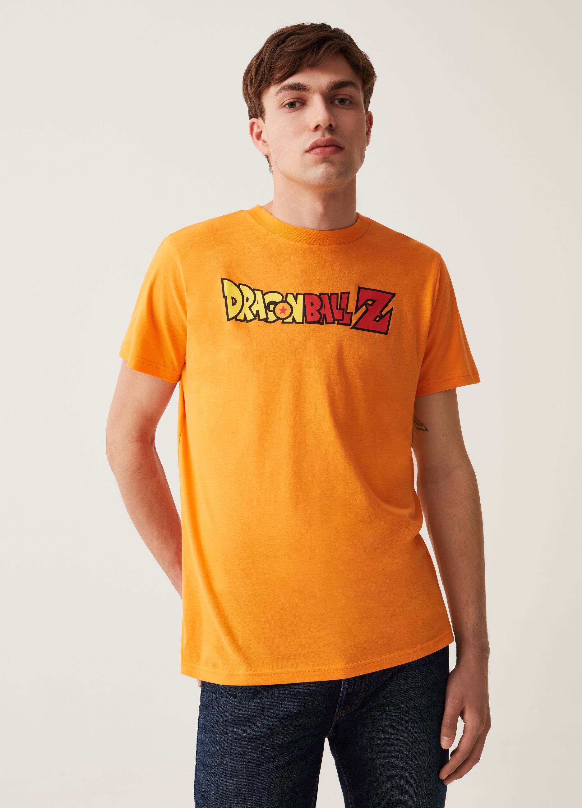 T-shirt with Dragon Ball Z characters print