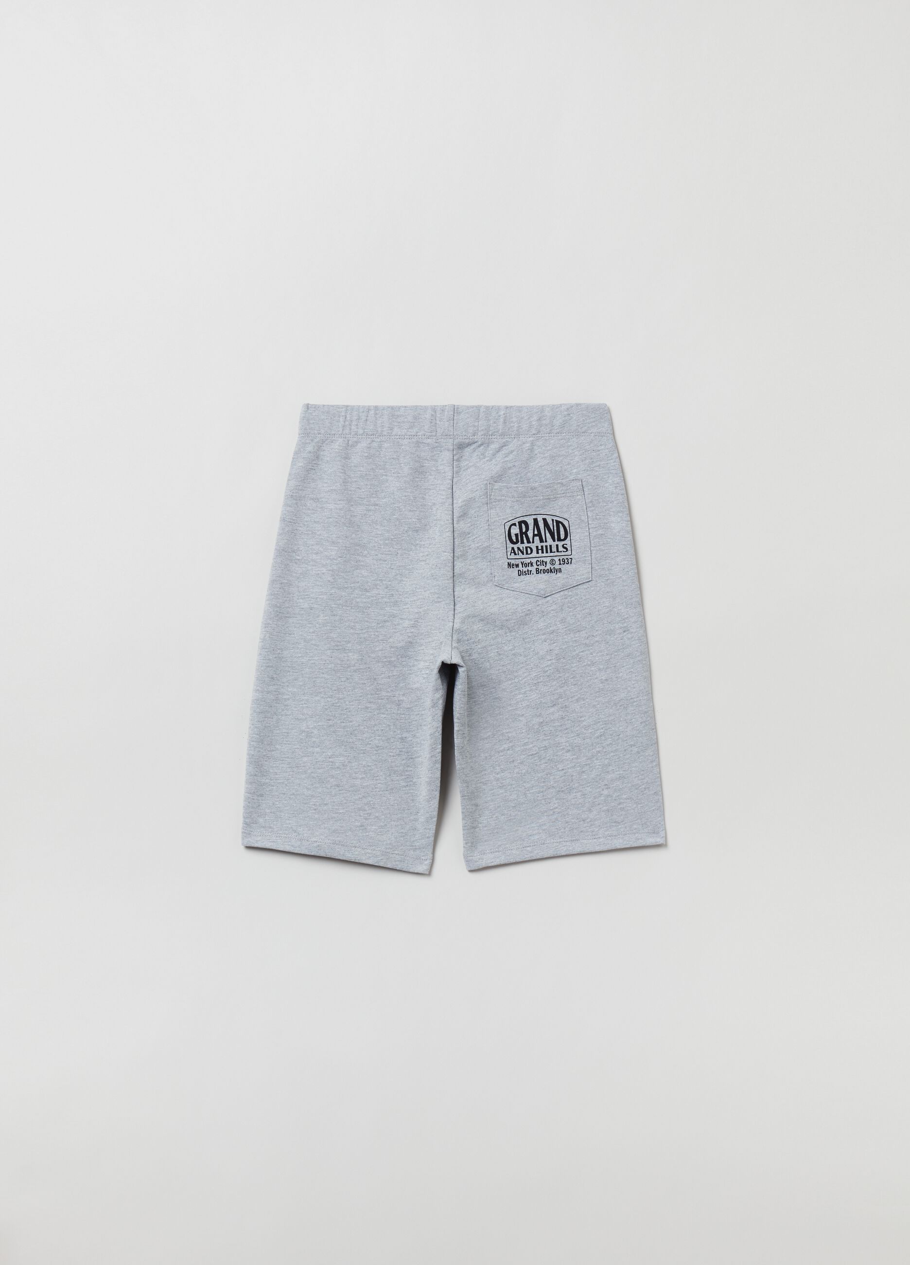 Shorts in felpa con stampa Grand&Hills_1