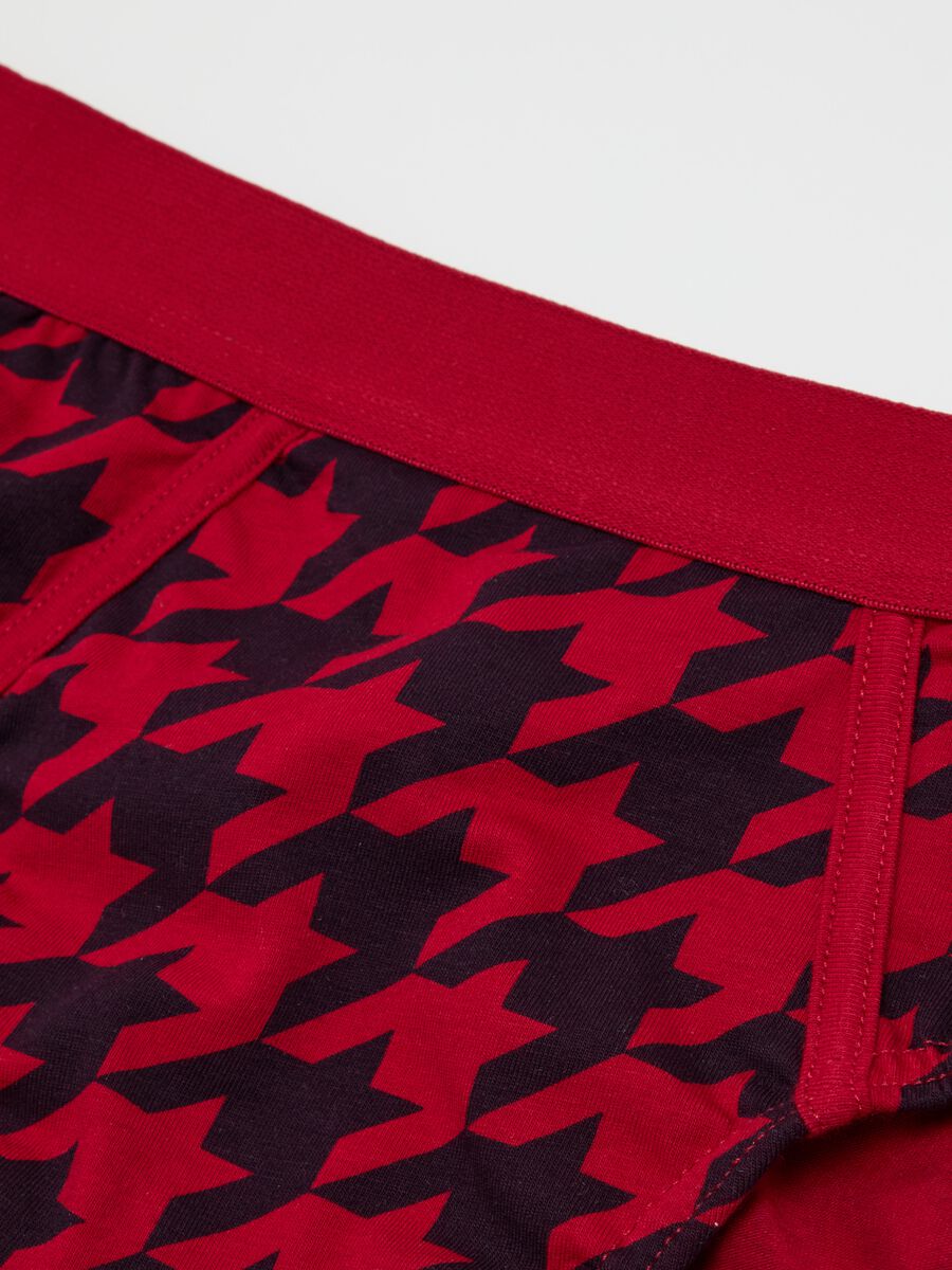 Stretch organic cotton briefs with all-over print_5