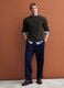 Green regular-fit jacquard wool-blend jumper_1