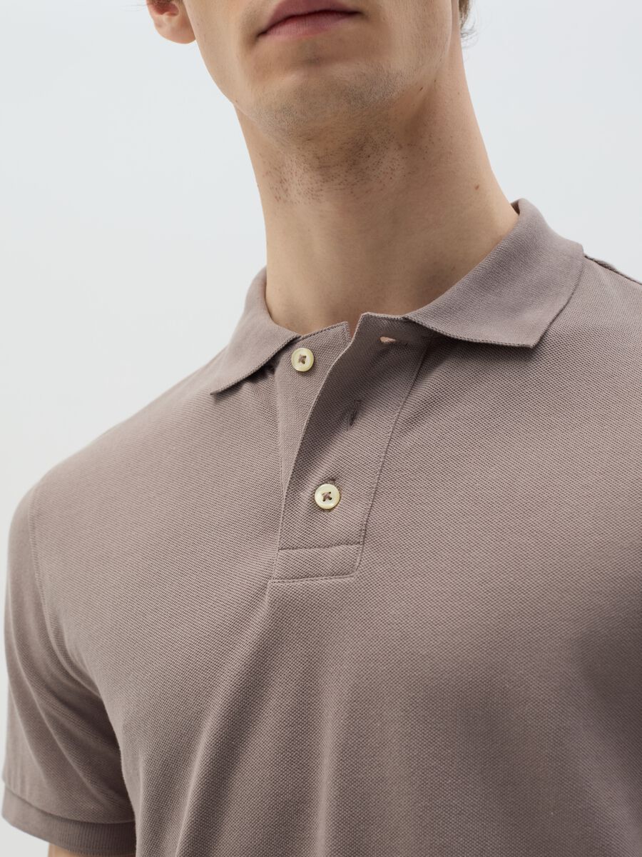 Polo shirt in organic cotton piquet_2