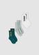 3-pack of multicolour short socks in stretch organic cotton_0