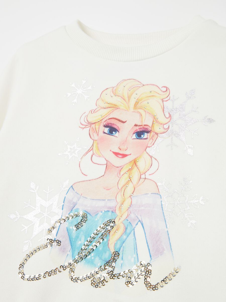 Abito stampa Frozen Elsa con gonna in tulle_2