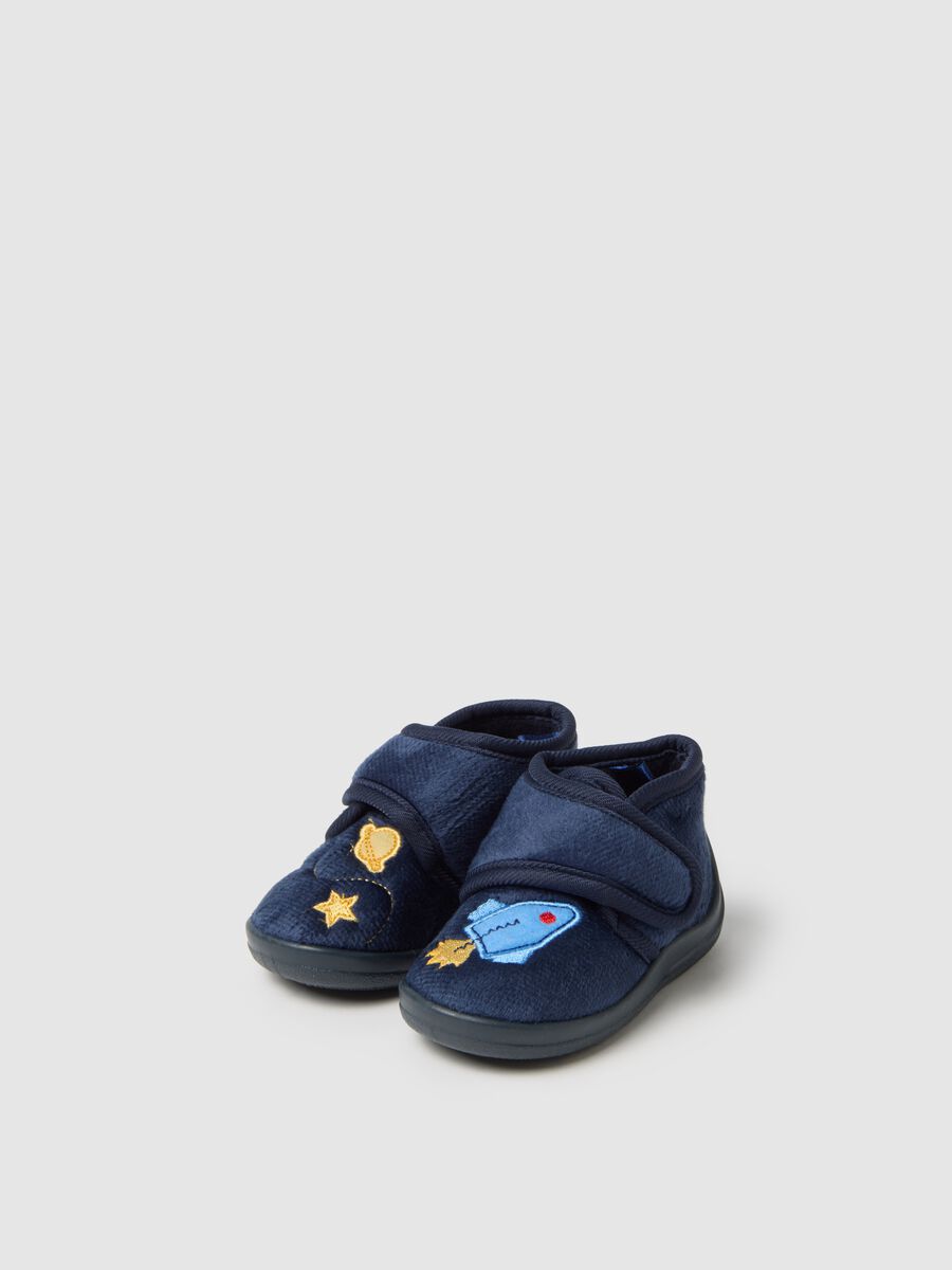 Scarpine da neonato blu_1