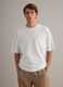 White pure cotton short-sleeve regular-fit T-shirt_0
