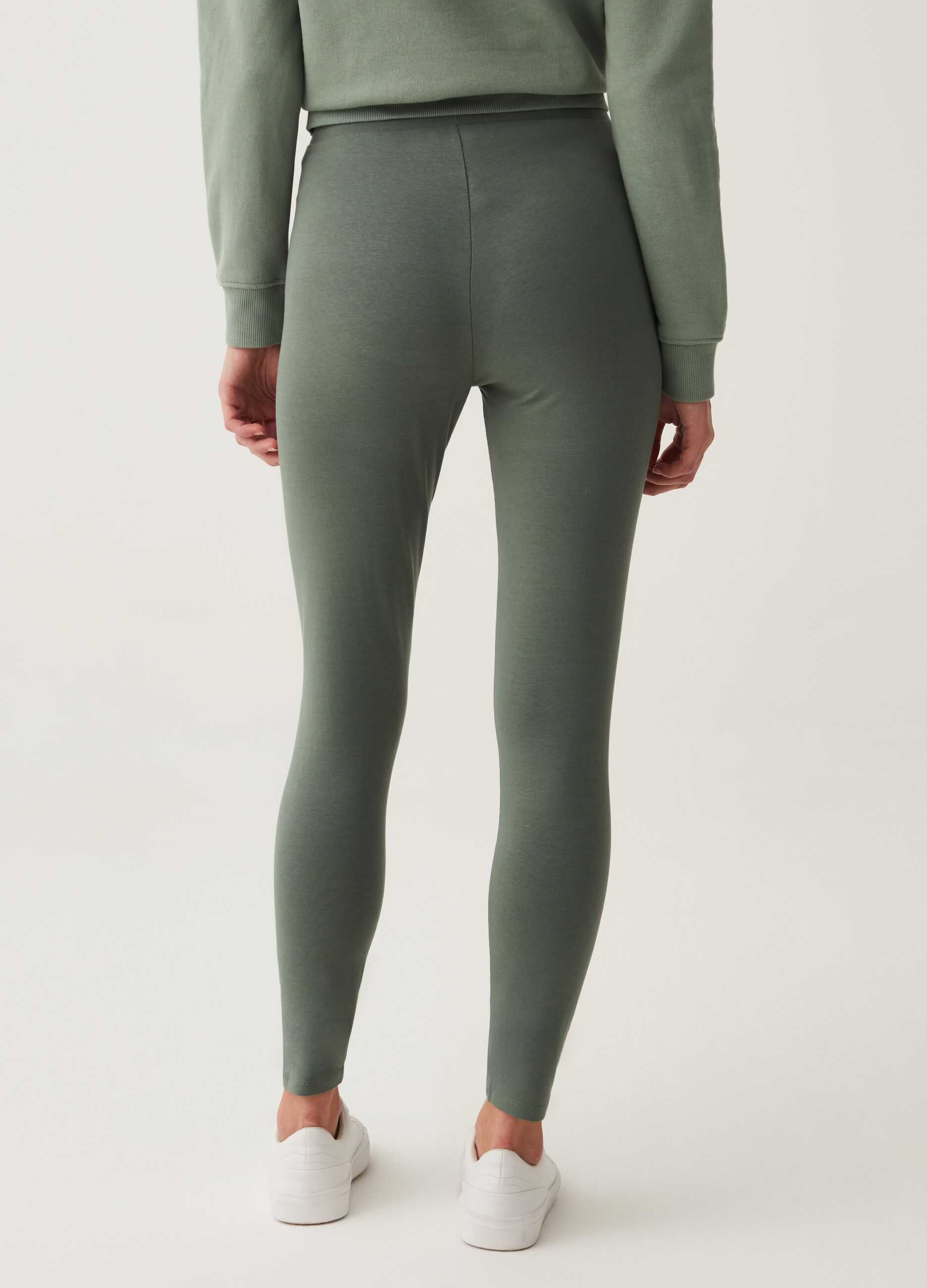 Leggings in cotone stretch_2