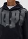 Boys' pure black cotton hoodie_2