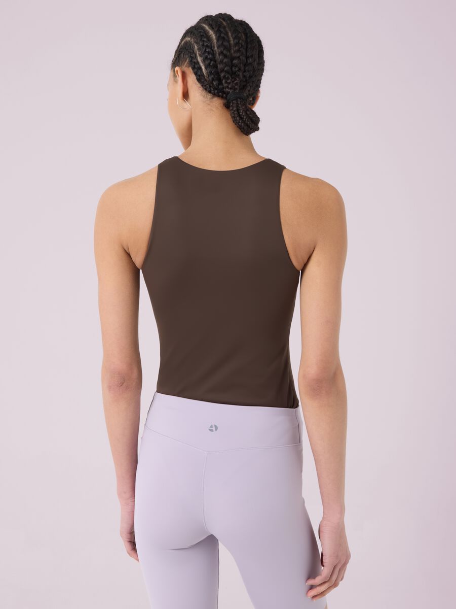 Sleeveless Bodysuit in Stretch Fabric ALTAVIA STUDIO_2