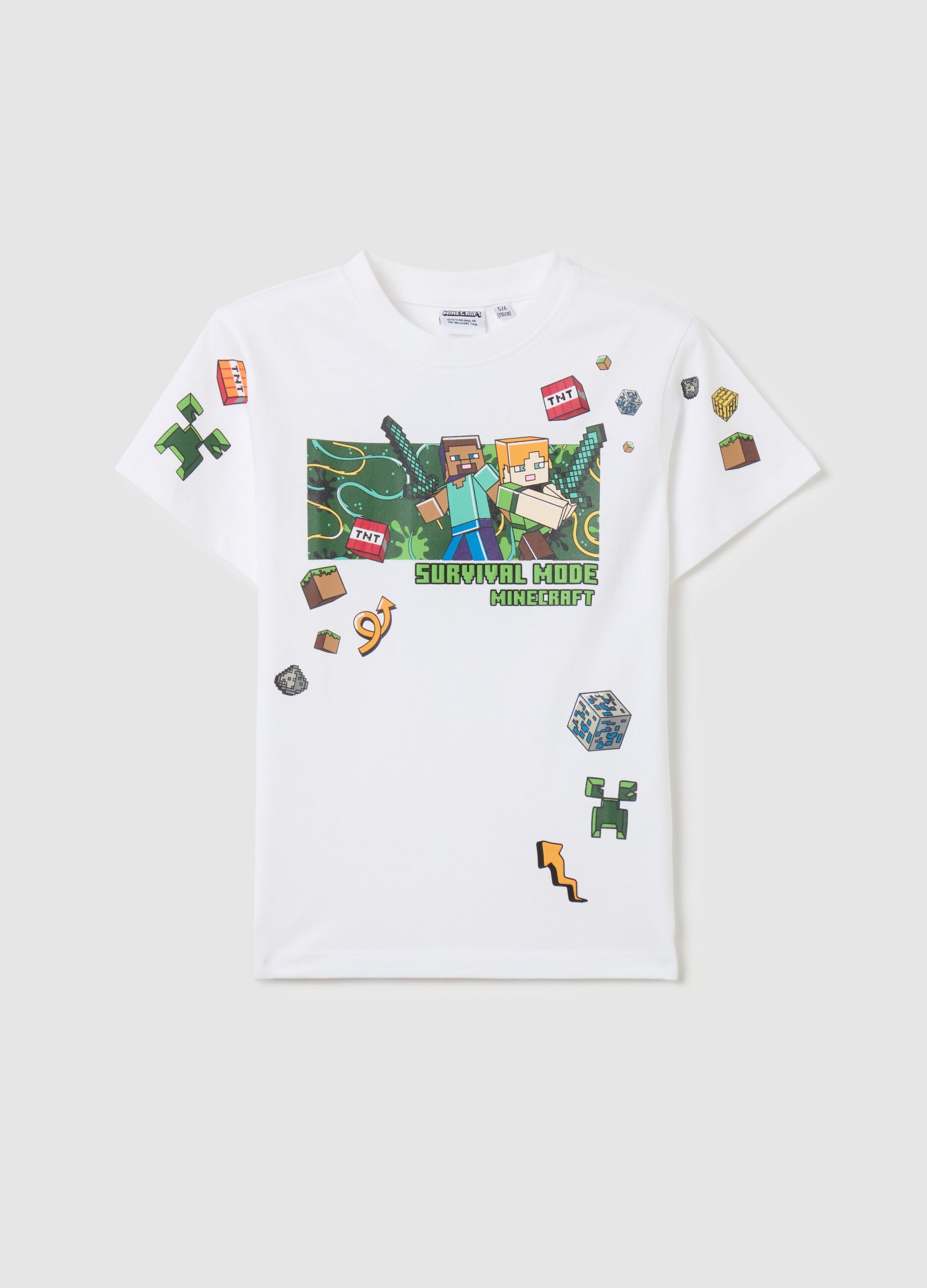 Magliette di minecraft outlet