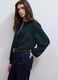 Green regular-fit shirt with buttons and long sleeves_0