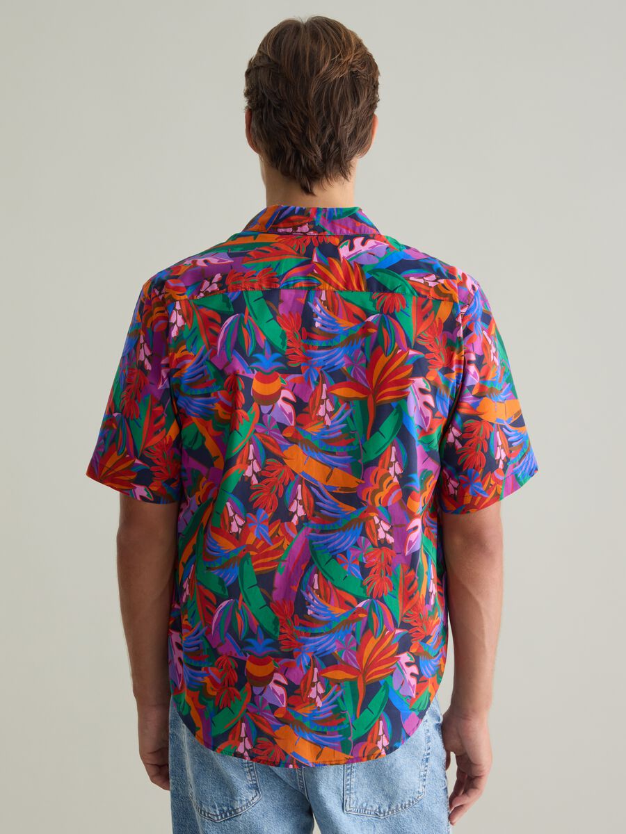 Men's pure cotton multicolour regular fit shirt_2