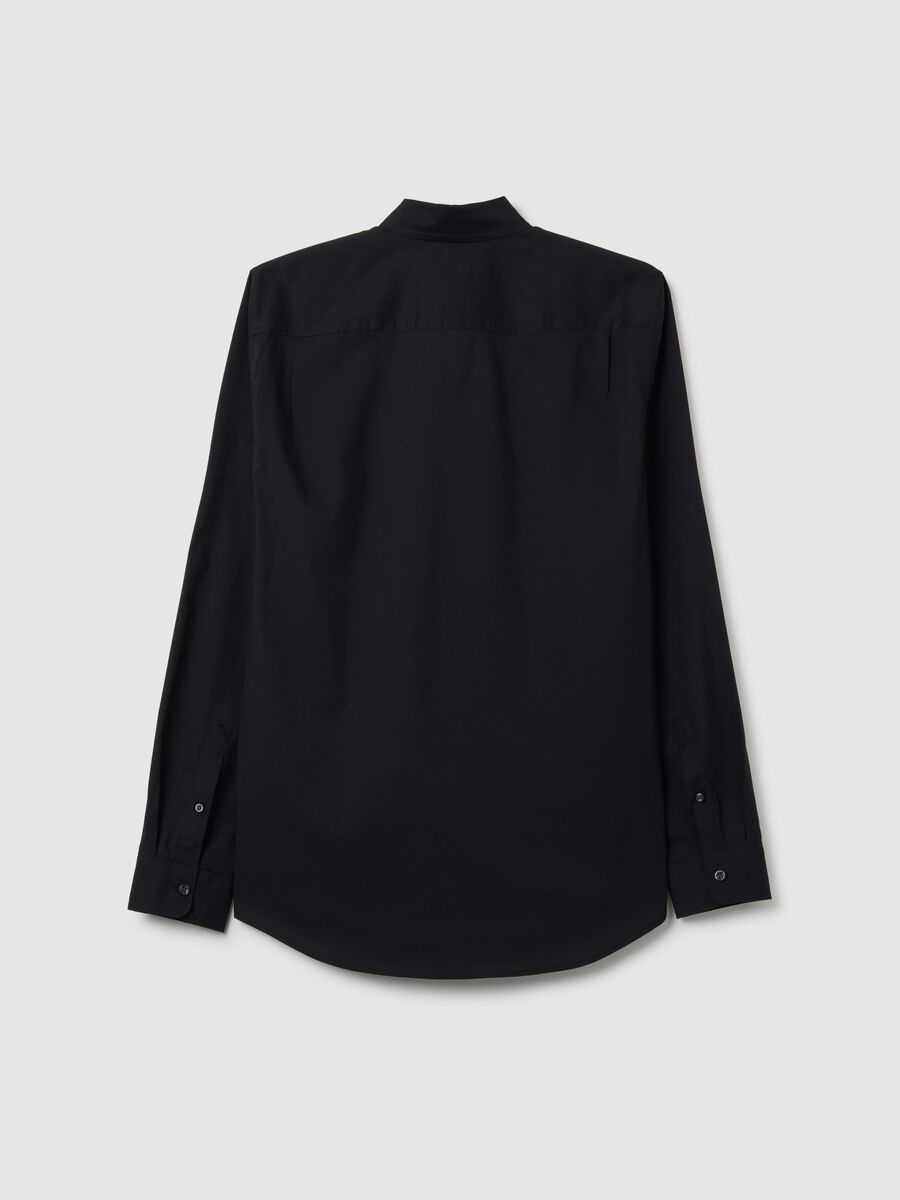 Regular-fit shirt in poplin with pocket_2