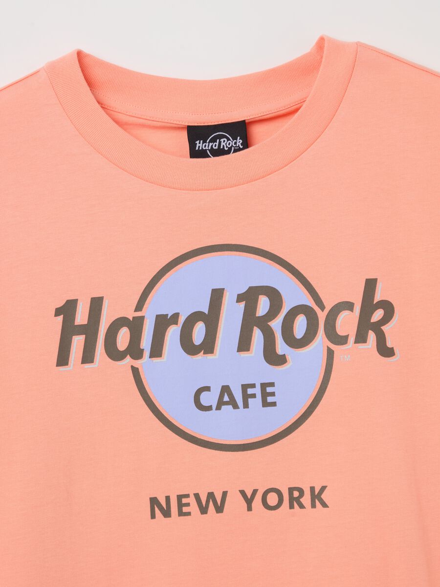 Pink T-shirt with Hard Rock Café New York print_5