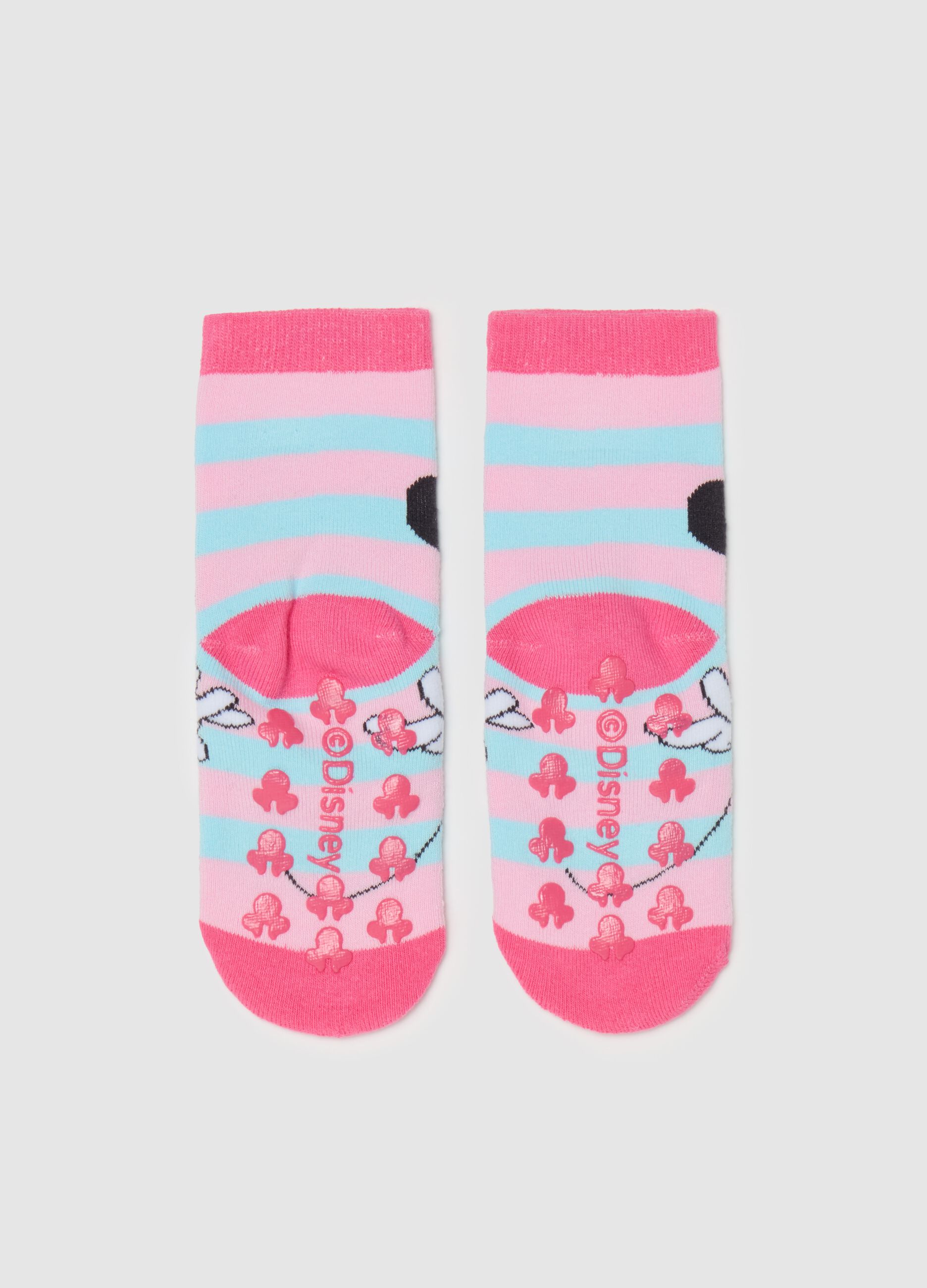 Slipper socks with Minnie Mouse design