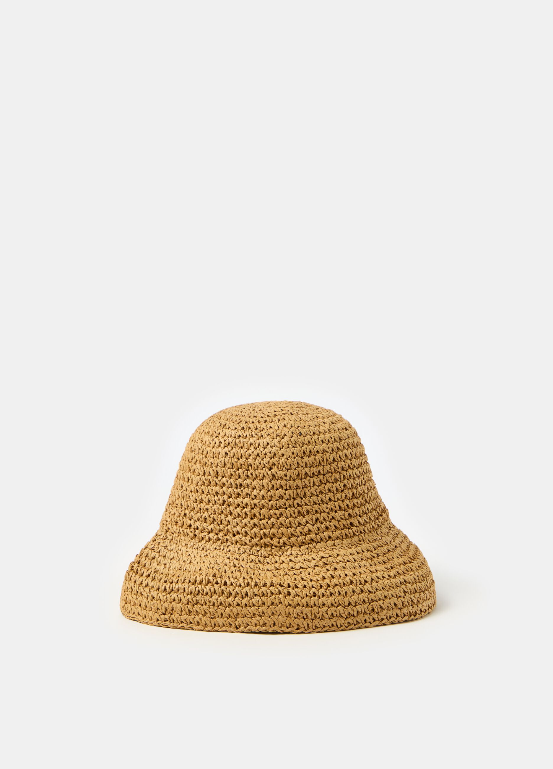 Straw bucket hat