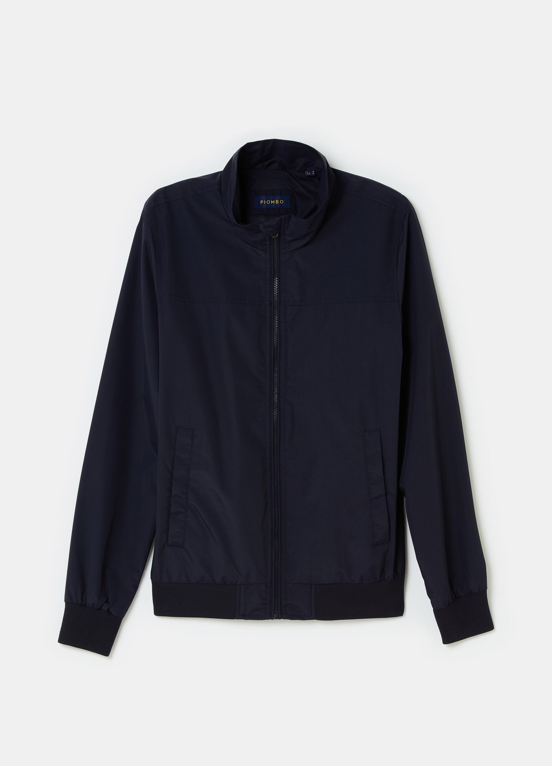 Bomber full-zip a collo alto