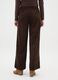 Brown Wide Leg Corduroy Trousers_2