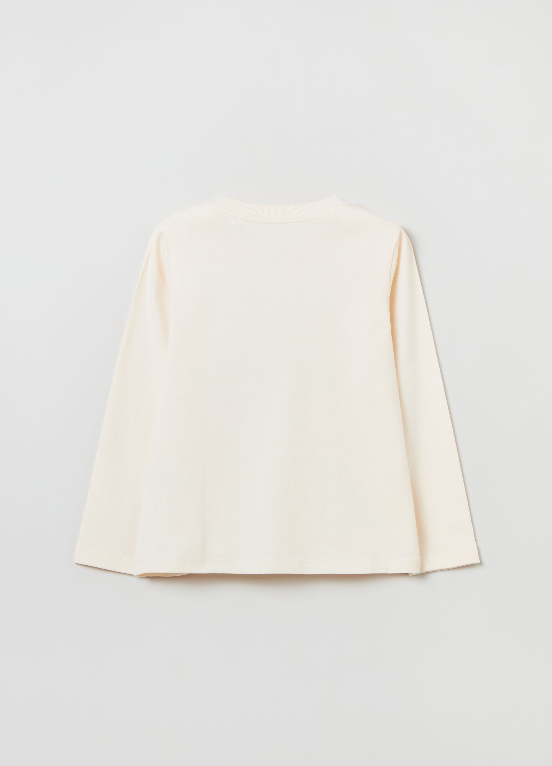T-shirt a maniche lunghe con stampa_1