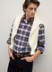 Multicolour long-sleeve shirt in pure cotton, regular fit, checked_0