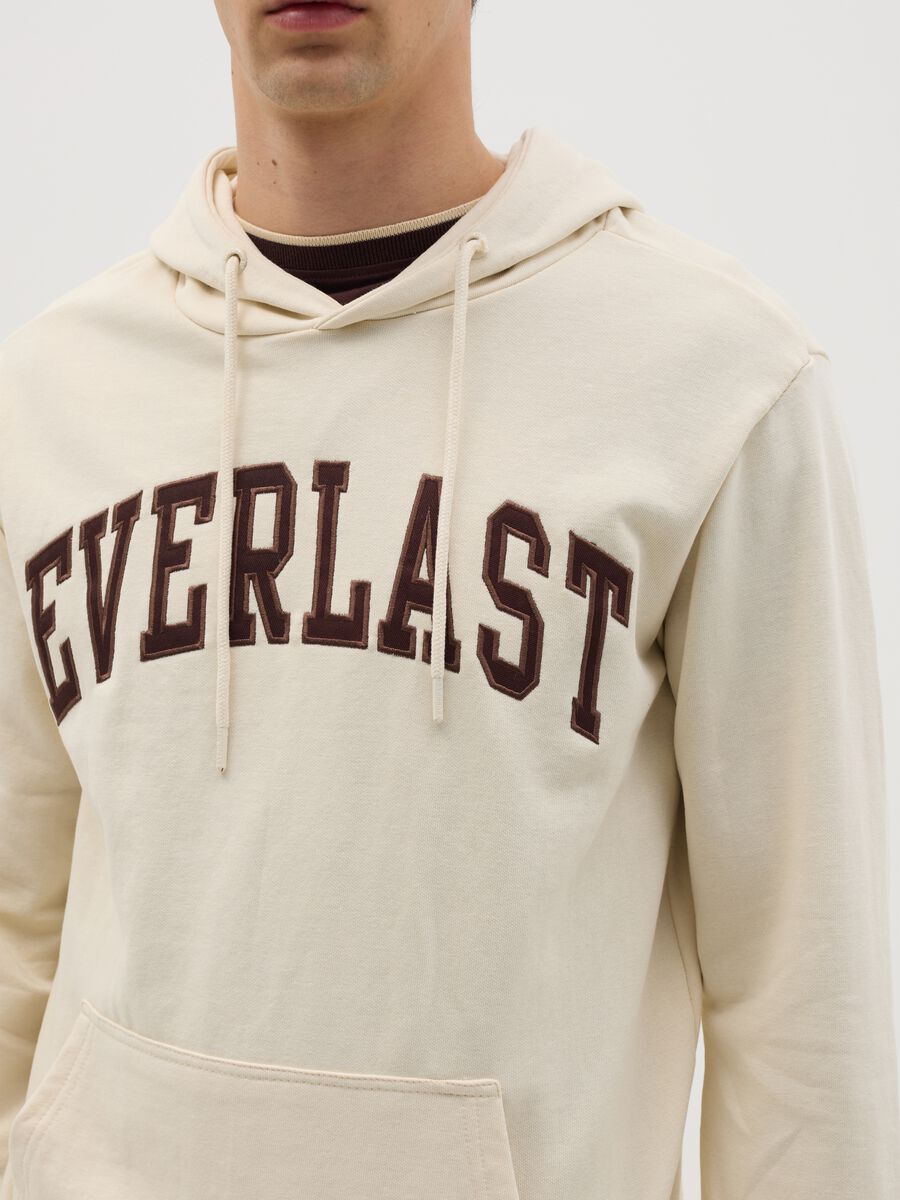 Beige sweatshirt with hood_2