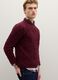 Maglione girocollo bordeaux in misto lana_3