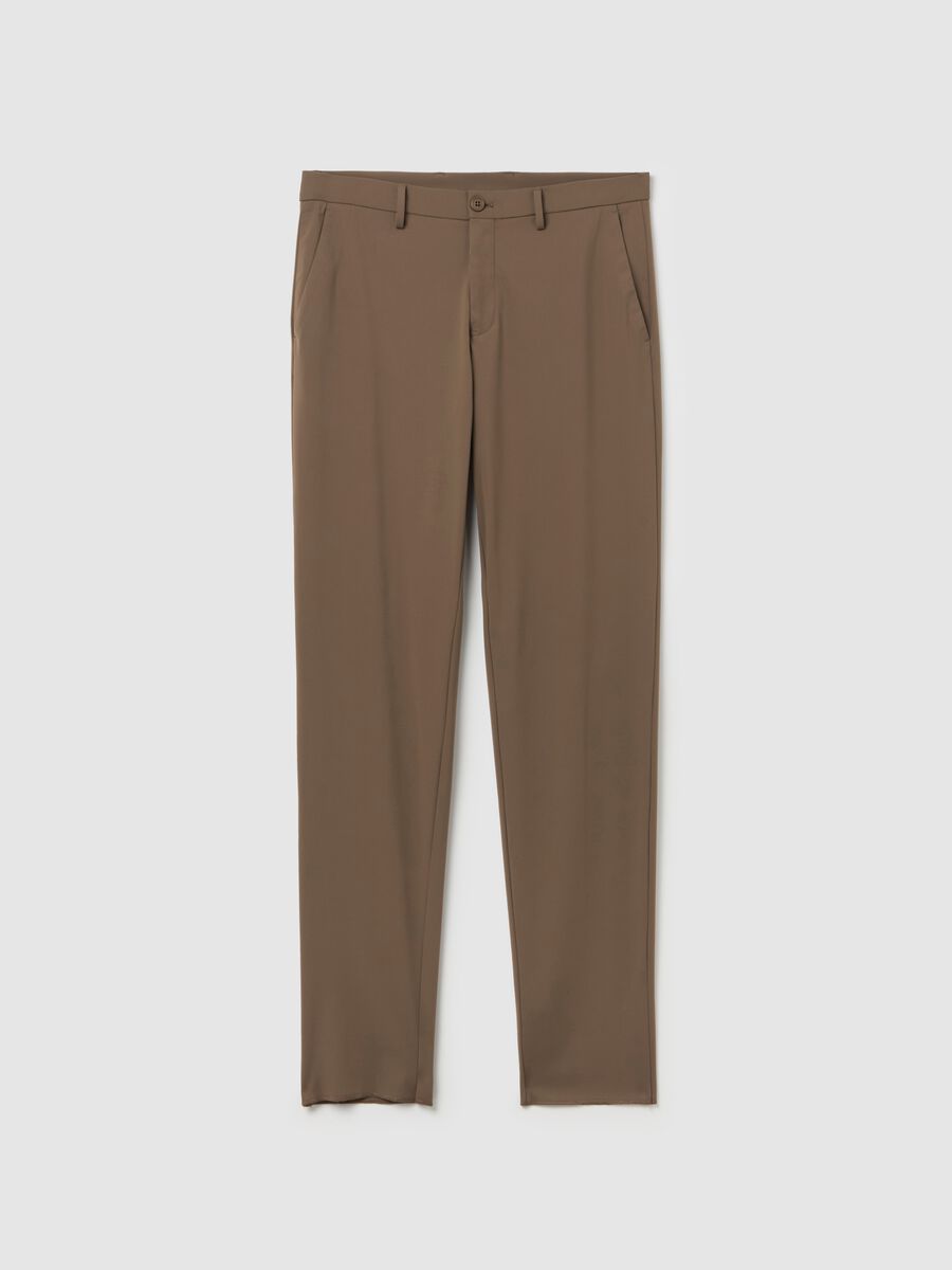 Chino trousers in technical fabric_4