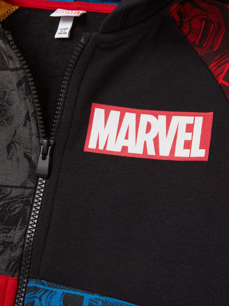 Full-zip con cappuccio e stampa Avengers_2