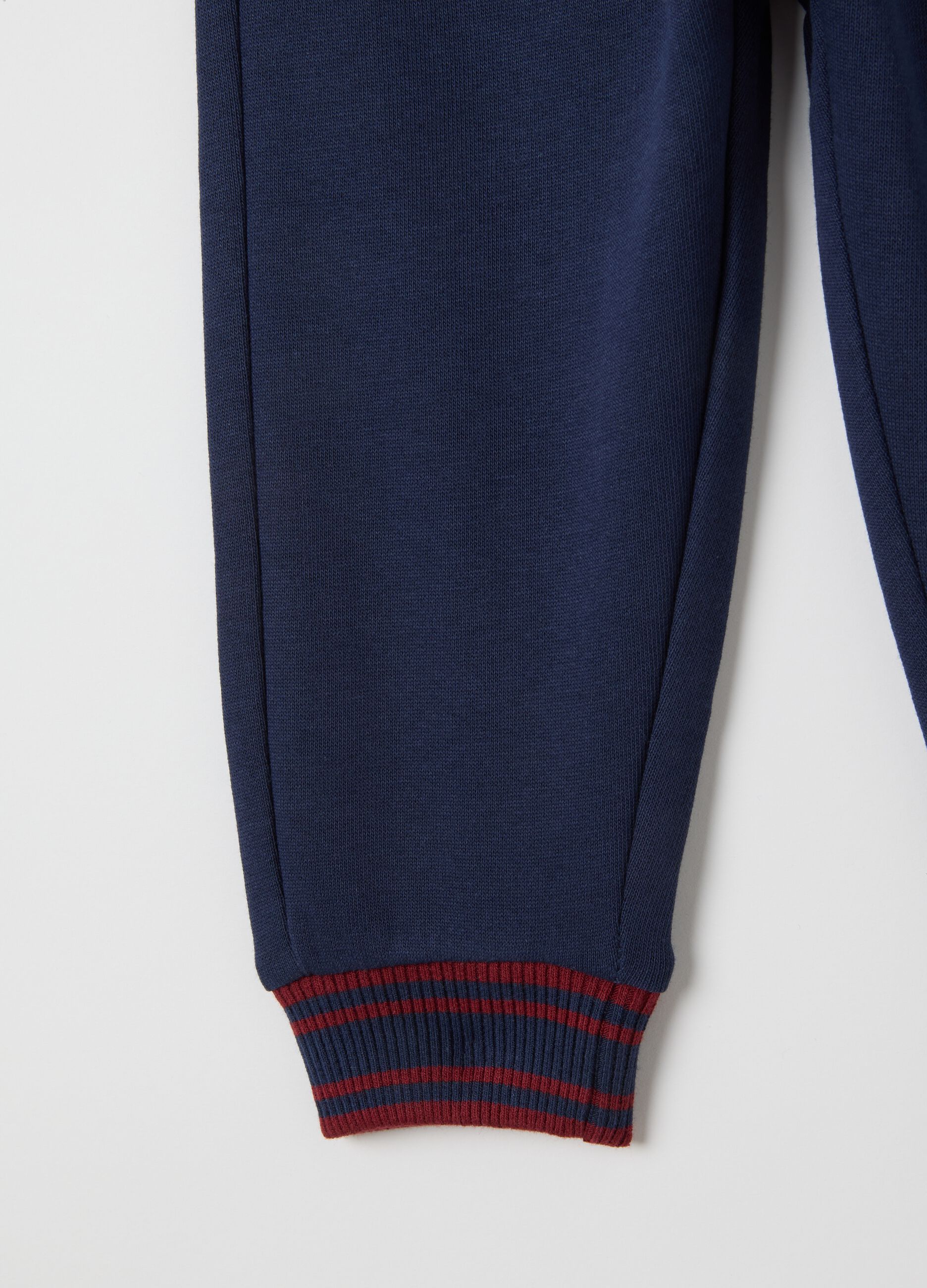Children's multicolor cotton sweatshirt and trouser set