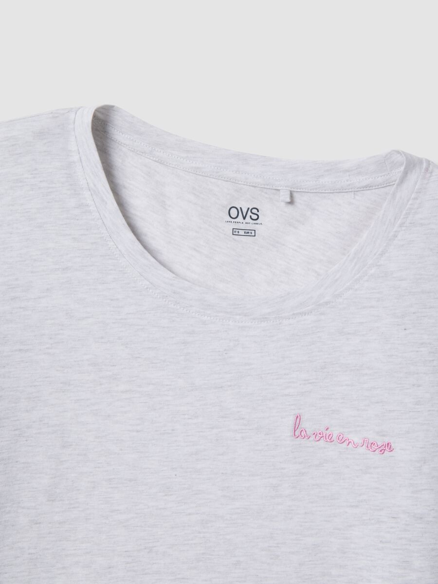 Pigiama corto in cotone elasticizzato a righe multicolor regular fit_5