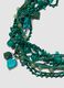 Green multi-strand necklace with decorative stones_1
