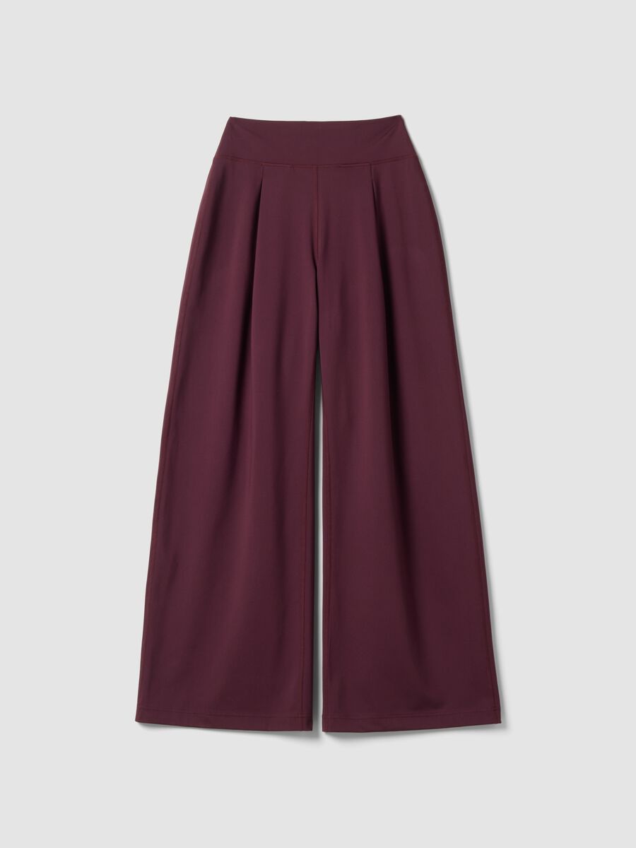 Purple wide-leg stretch sports trousers ALTAVIA STUDIO_5