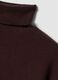 Brown high-neck jumper in viscose and wool blend, regular fit_1