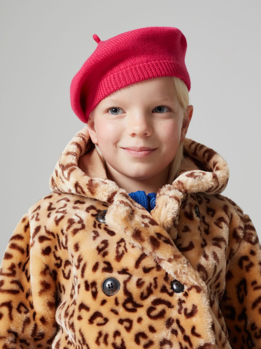 Cappotto in eco pelliccia animalier_1