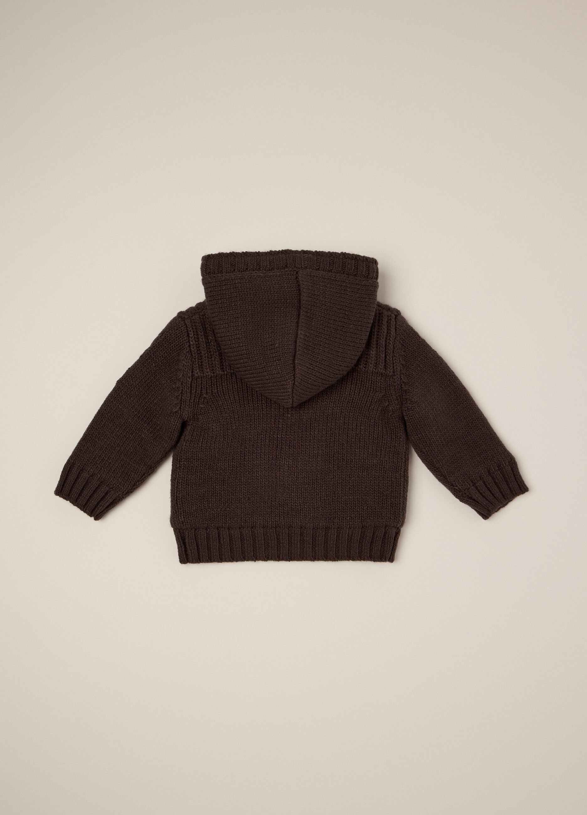 Brown padded jacket for newborn