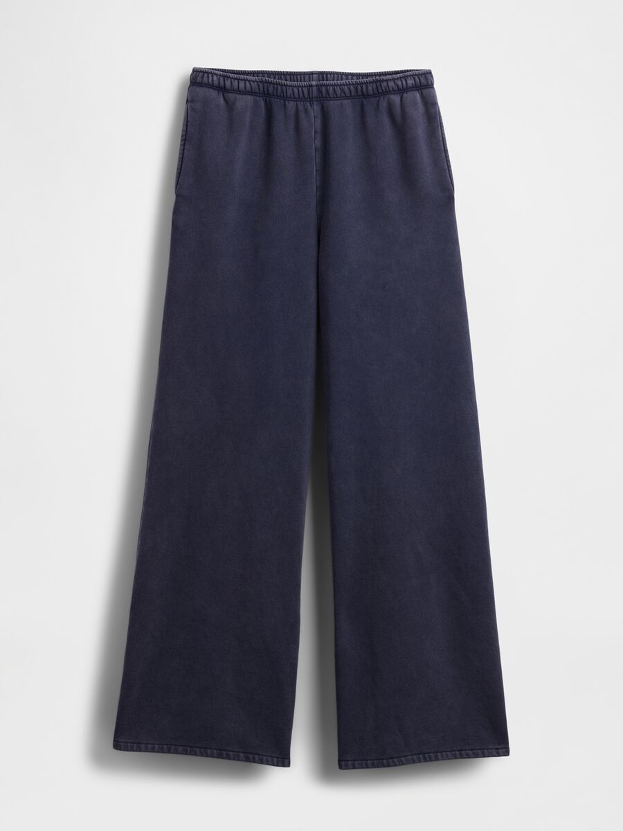 Grey Trousers in Cotton and Polyester Blend_4