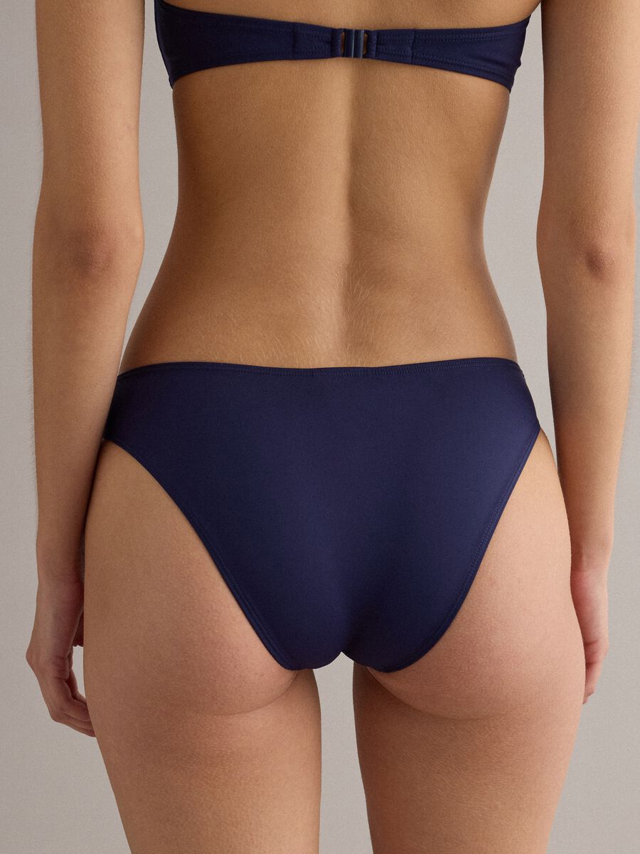 Blue stretch-fabric bikini bottoms_2