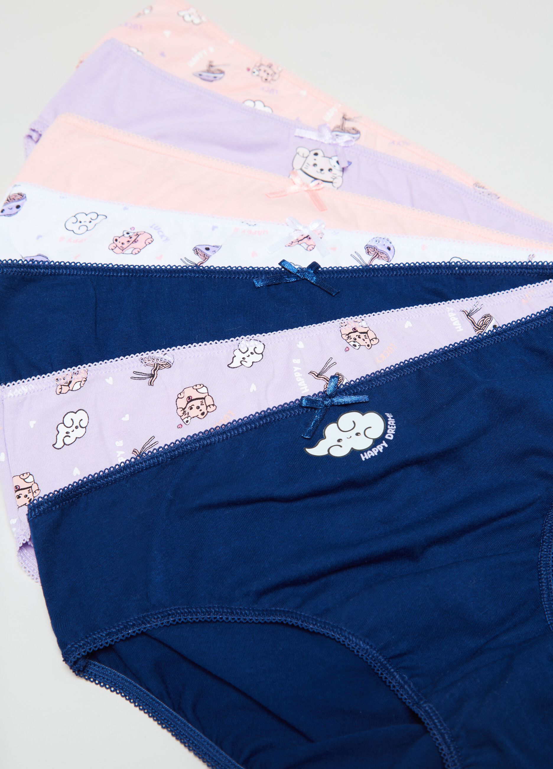 Multipack sette slip in cotone con stampa_2
