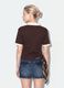Brown cropped stretch-cotton polo with print, regular fit_2