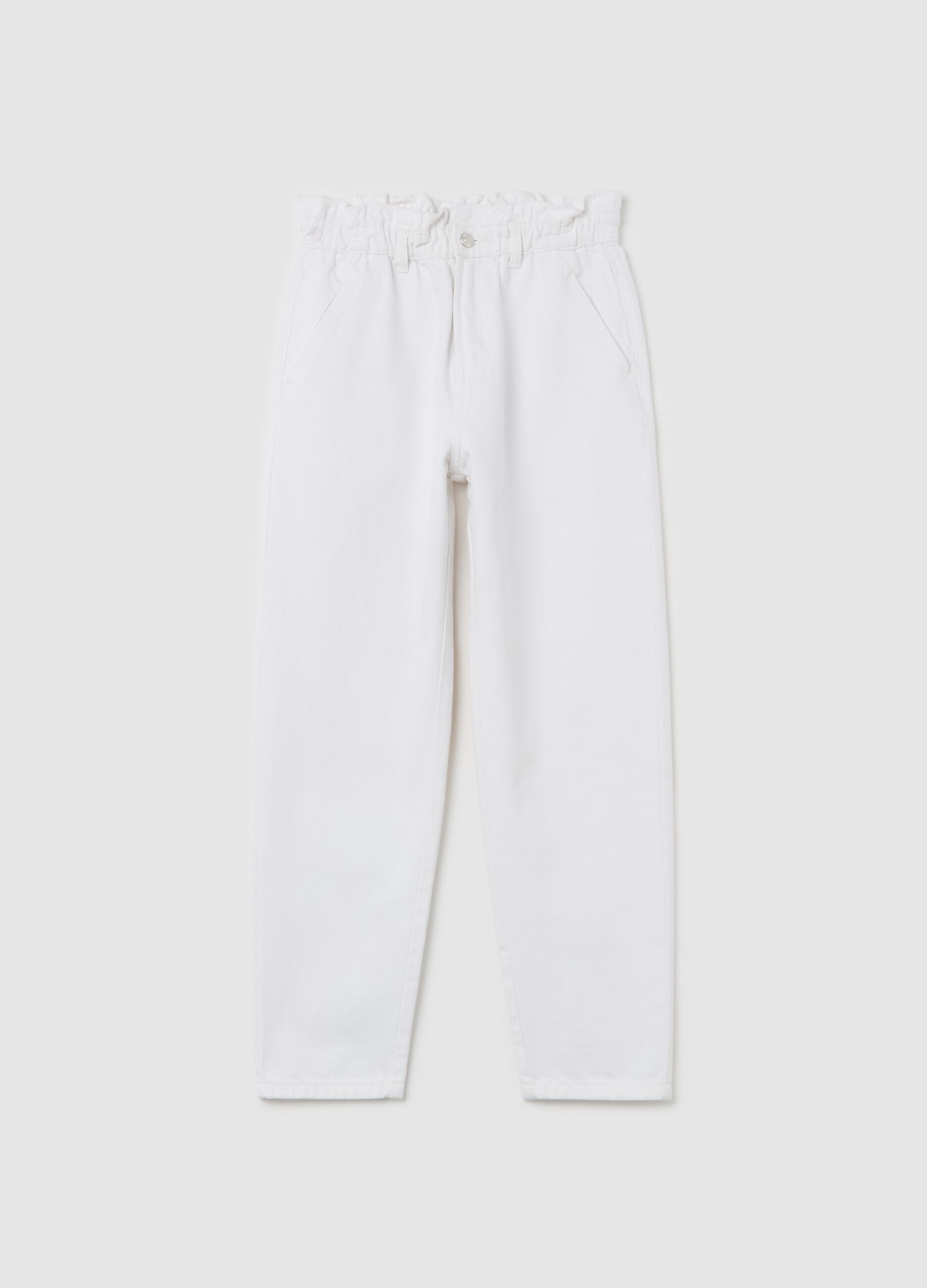 Cropped slouchy-fit jeans