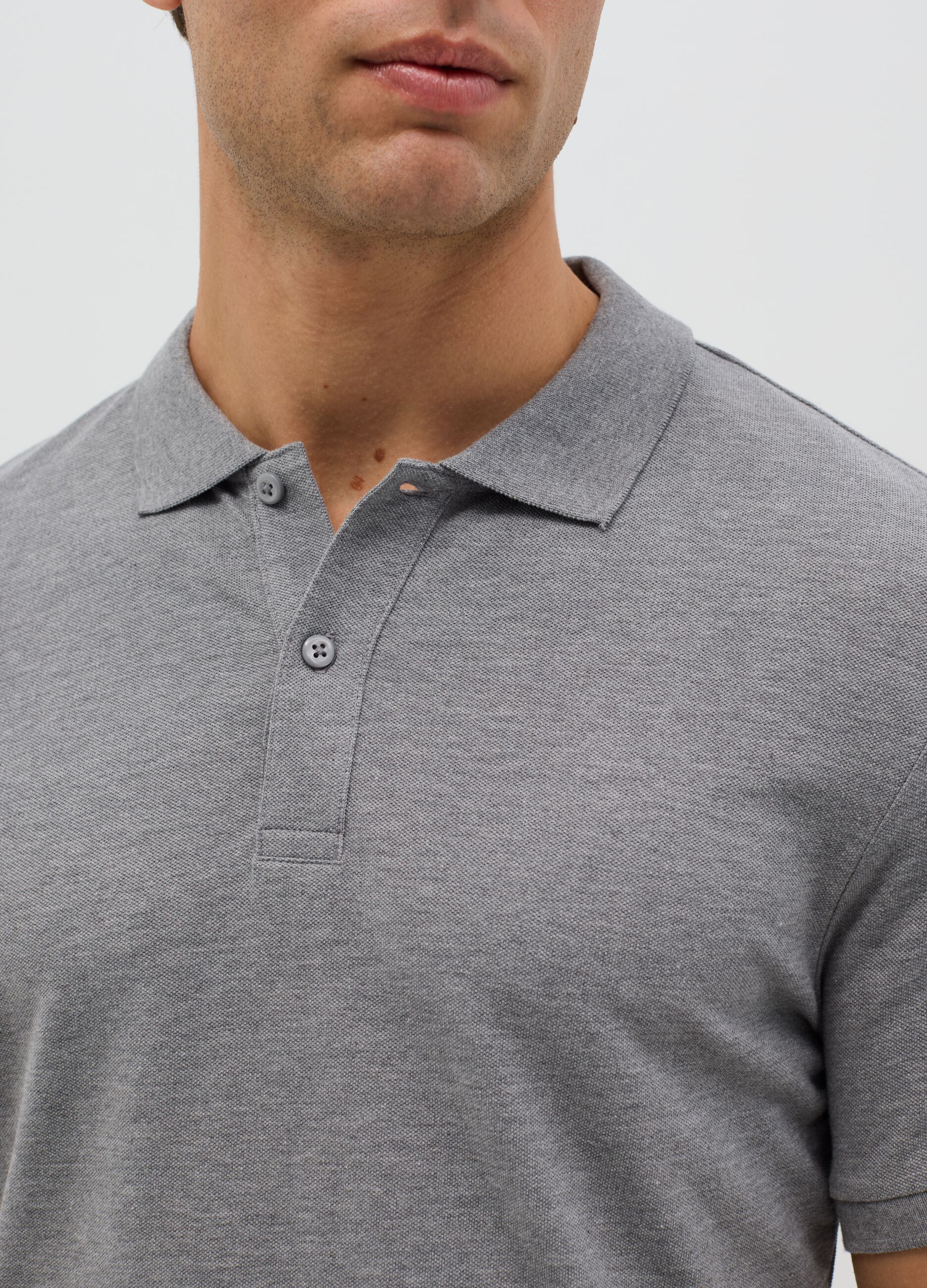 Regular-fit polo shirt in cotton